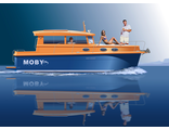 Водоизмещающий катер Moby 760